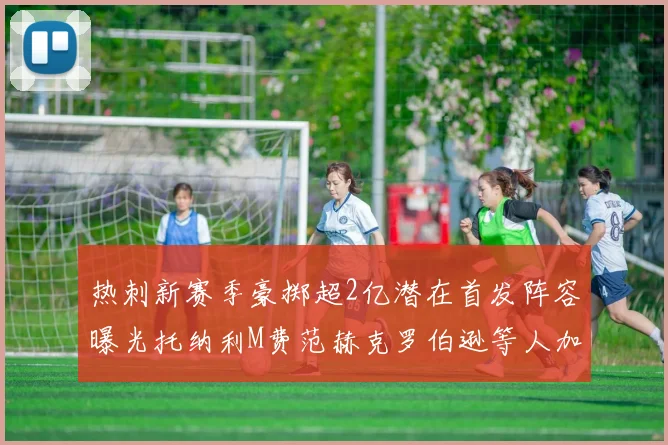 热刺新赛季豪掷超2亿潜在首发阵容曝光托纳利M费范赫克罗伯逊等人加盟